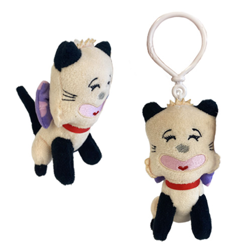 (Mis 0) HELLO SPANK (Micia) Peluche Portachiavi 12cm – soft…x24…x144